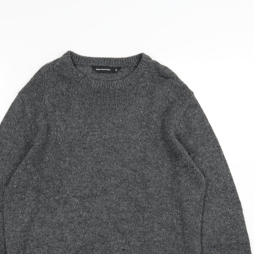 Cedar Wood State Mens Grey  Knit Pullover Jumper Size S