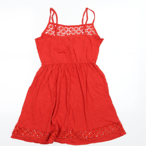 Atmosphere Womens Red  Jersey Basic Blouse Size 10