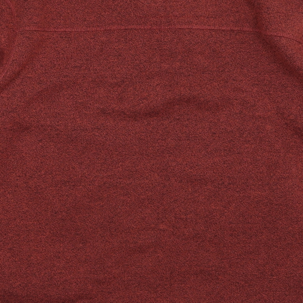 Weird Fish Mens Red  Jersey Pullover Sweatshirt Size L