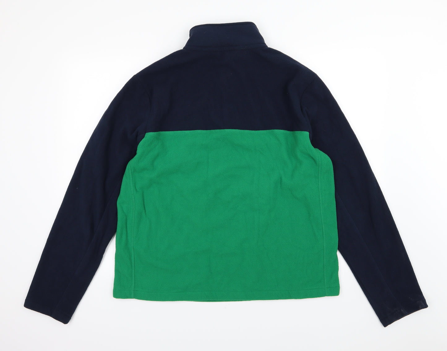 Land's End Mens Blue  Jersey Jacket  Size L