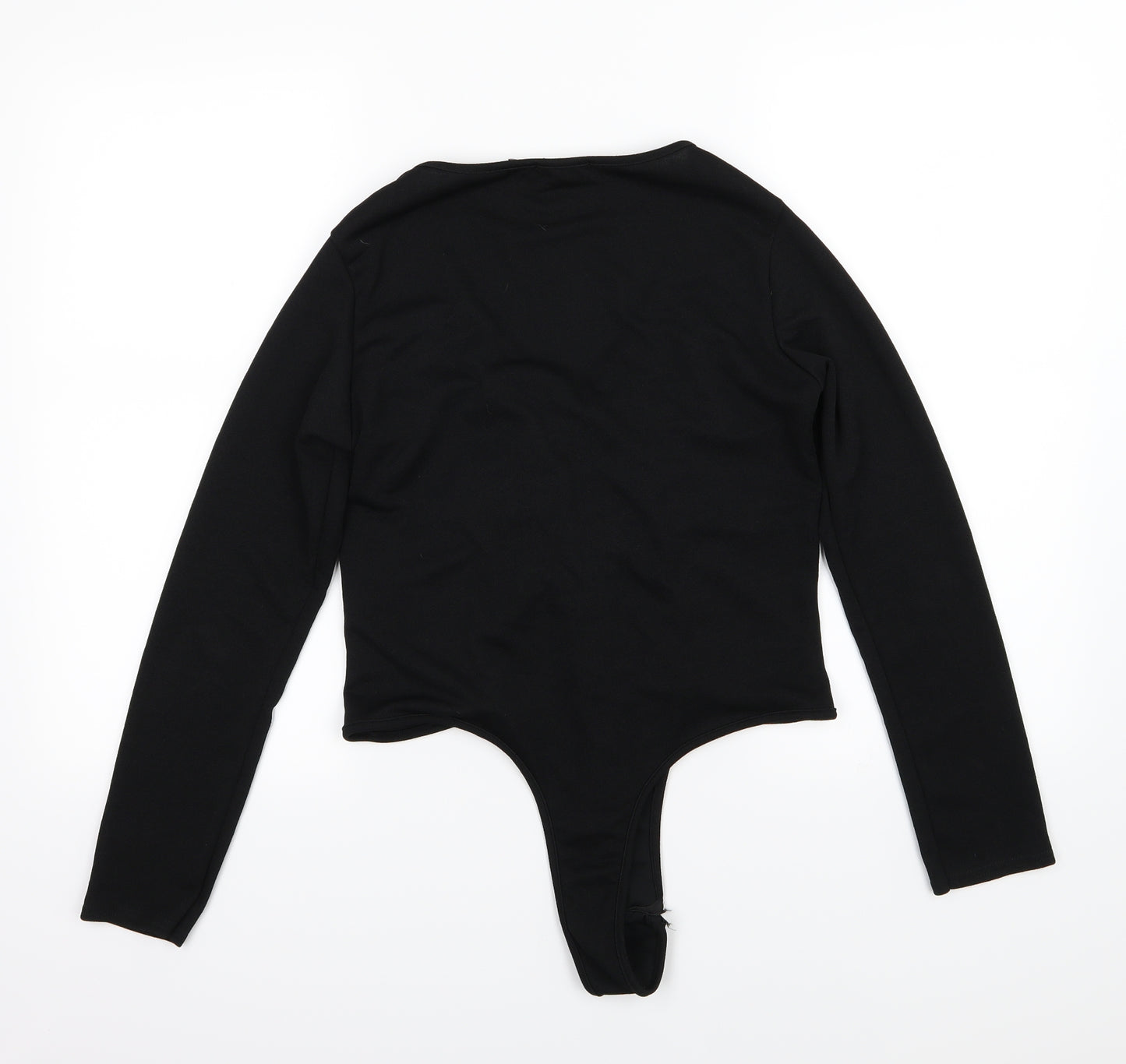 PRETTYLITTLETHING Womens Black   Basic T-Shirt Size 14  - Body suit