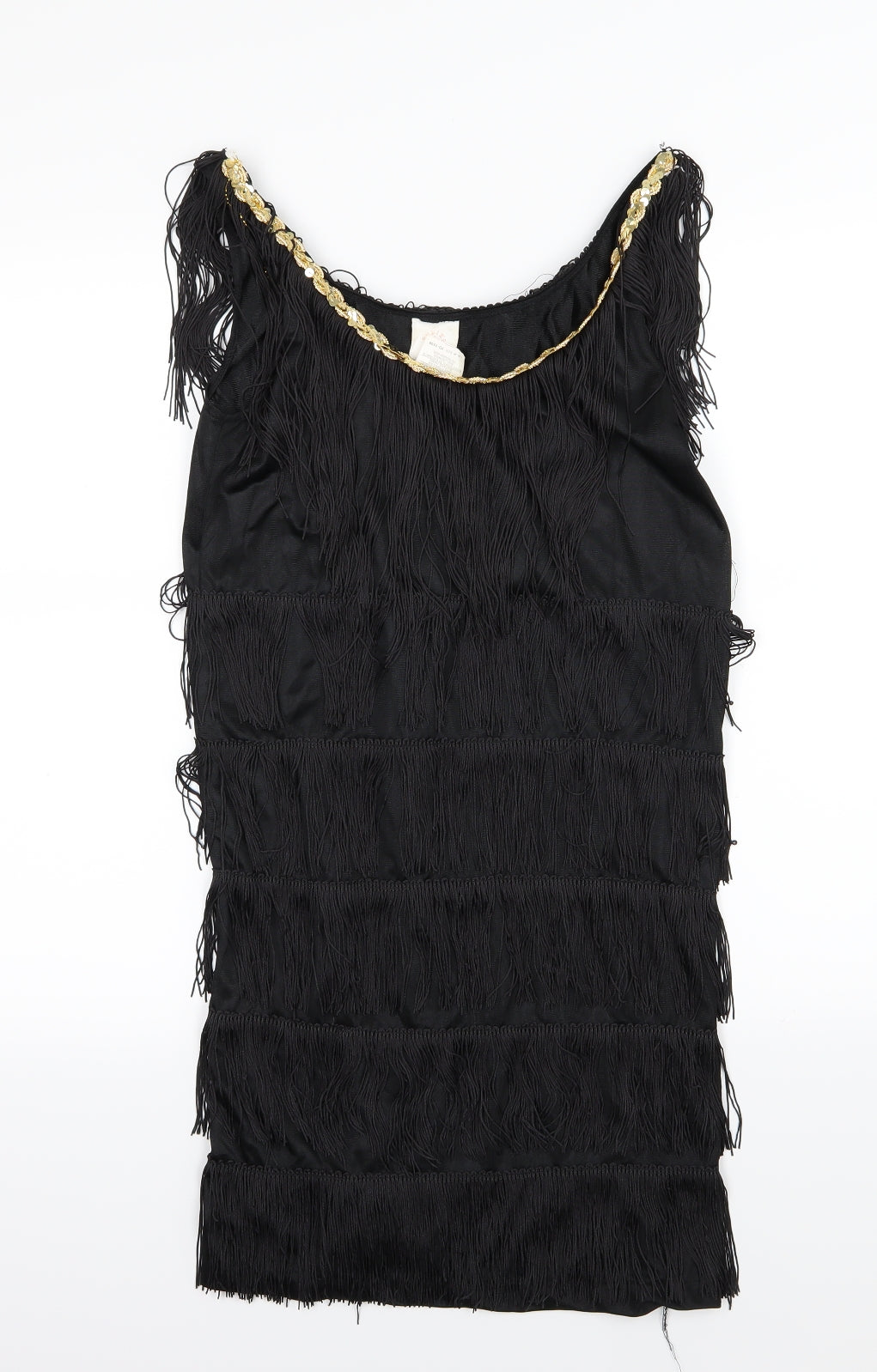 Rubie's Womens Black  Chiffon Pencil Dress  Size S