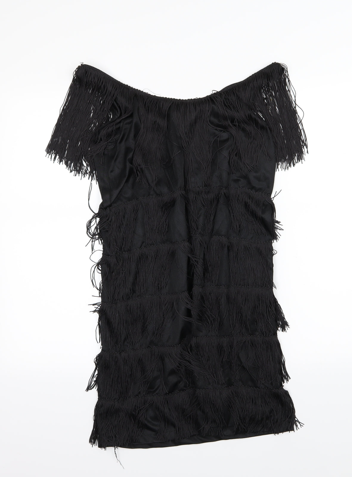 Rubie's Womens Black  Chiffon Pencil Dress  Size S