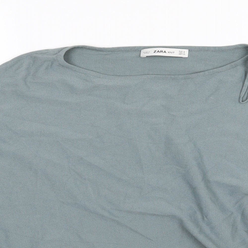 Zara Womens Grey   Basic T-Shirt Size S