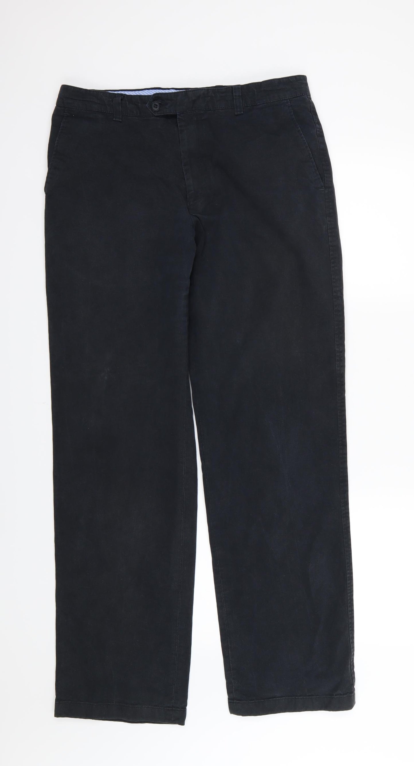John Lewis Mens Blue   Trousers  Size 34 L32 in