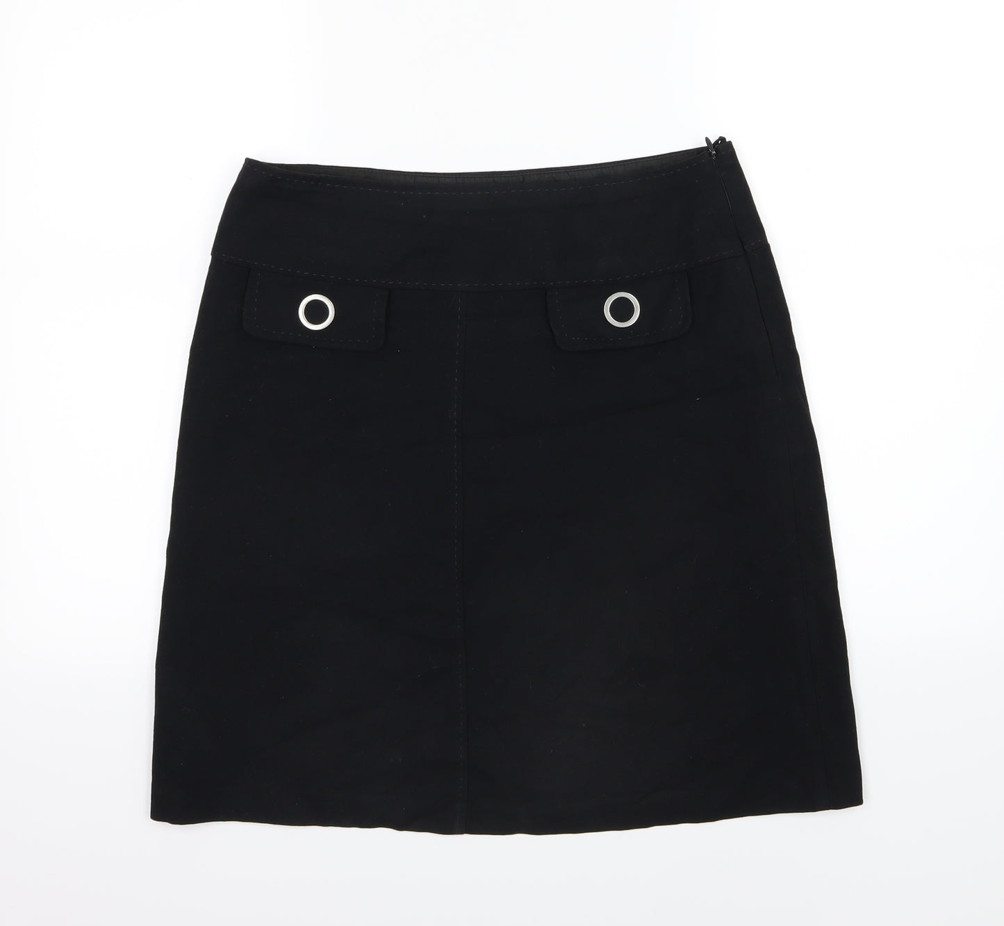 Marks and Spencer Womens Black   A-Line Skirt Size 12