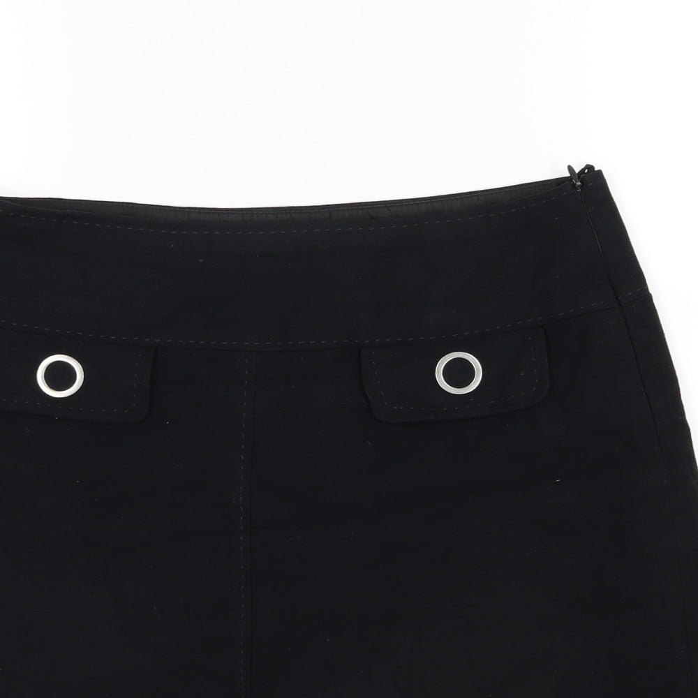 Marks and Spencer Womens Black   A-Line Skirt Size 12