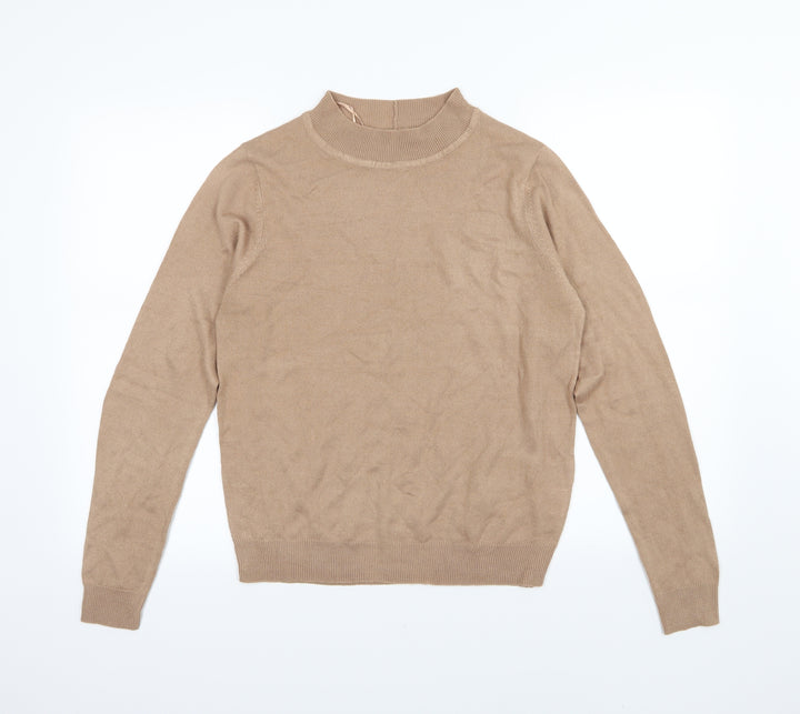 Brave Soul Womens Brown  Knit Pullover Jumper Size 12