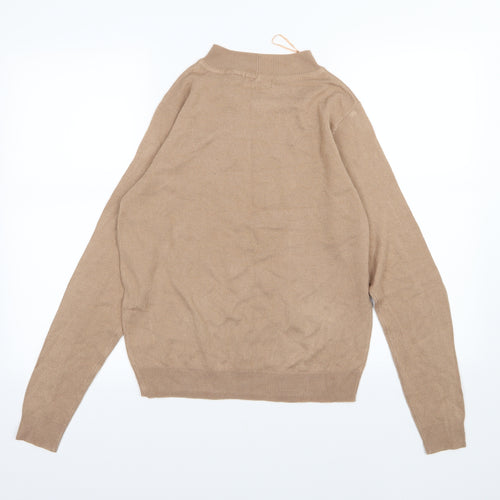Brave Soul Womens Brown  Knit Pullover Jumper Size 12