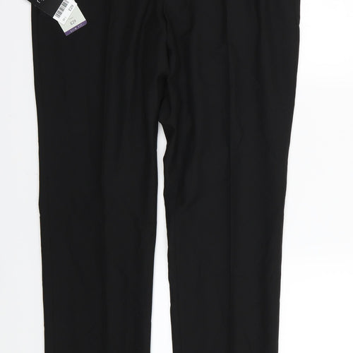 NEXT Womens Black  Rayon Trousers  Size 34 L33 in