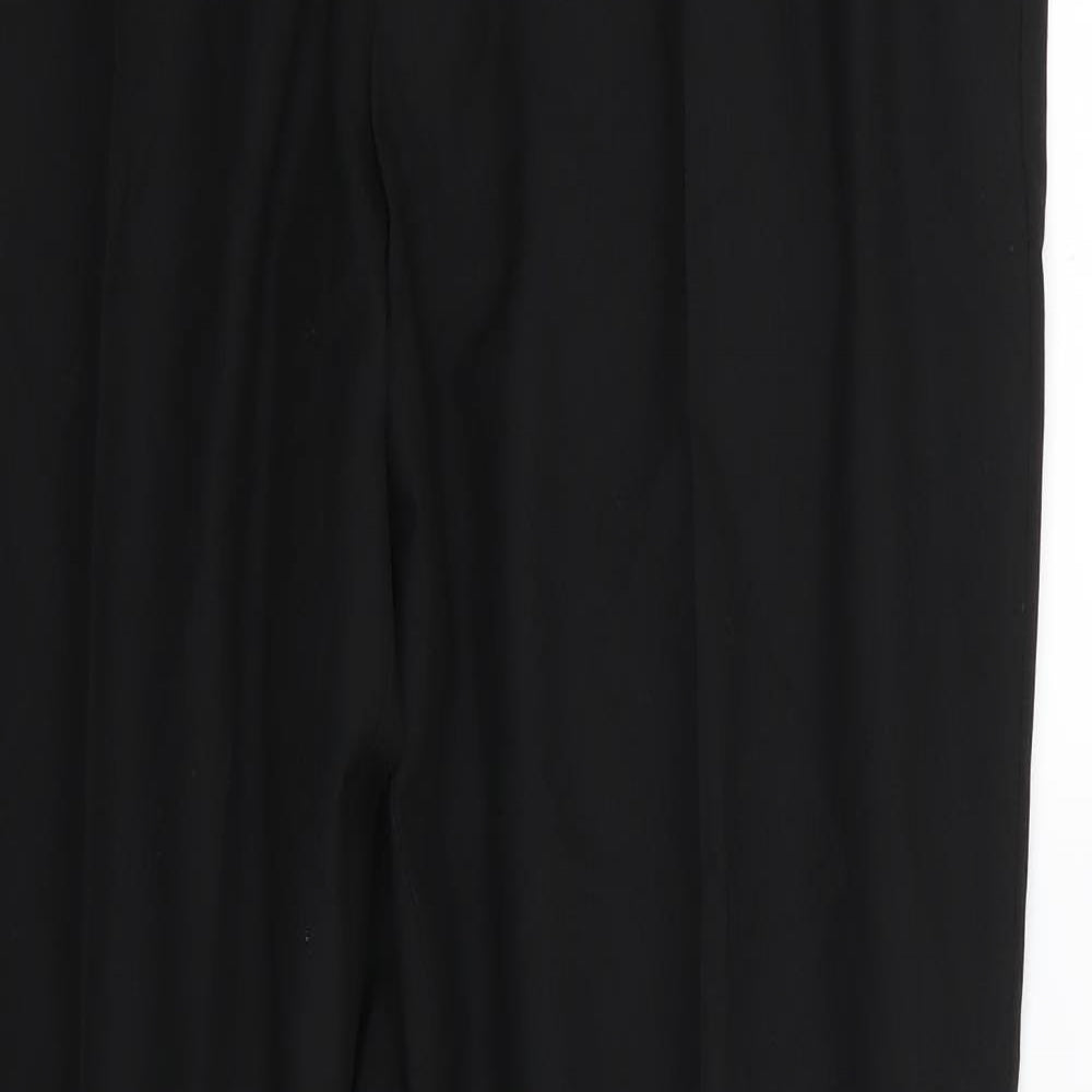 NEXT Womens Black  Rayon Trousers  Size 34 L33 in
