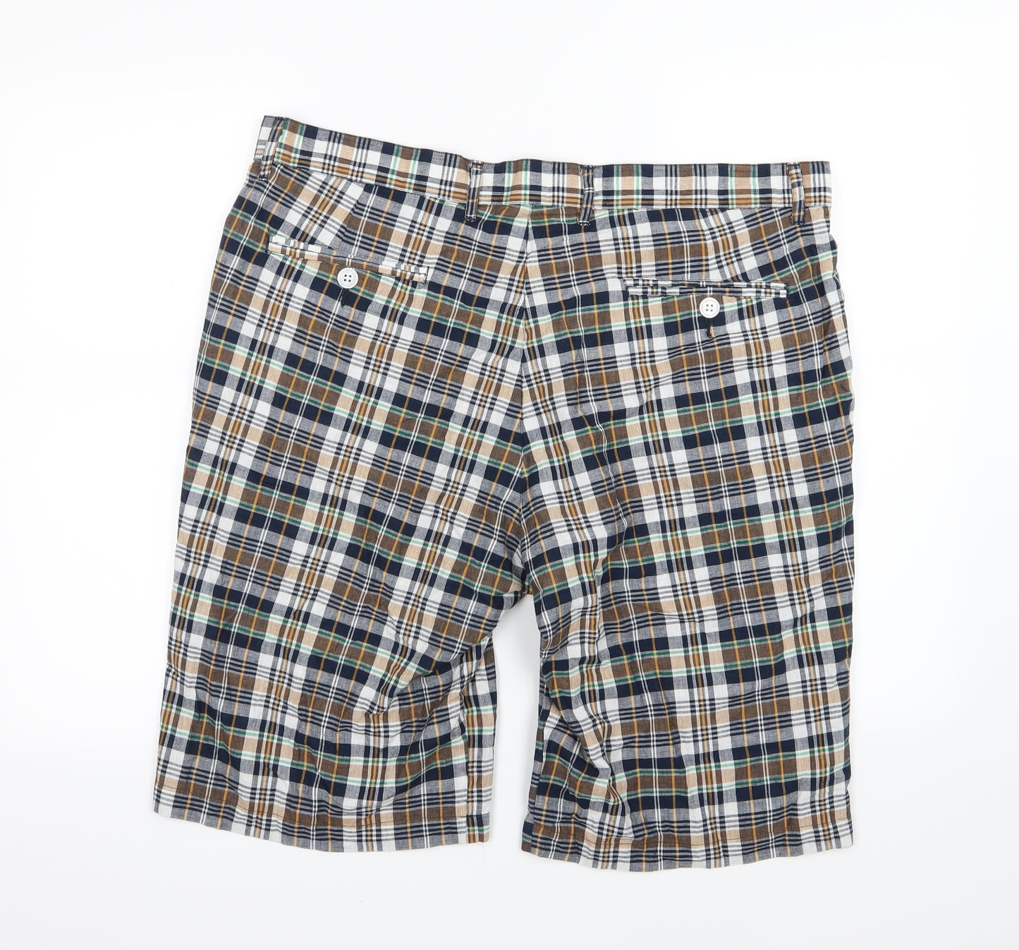 Preworn Mens Multicoloured Striped  Chino Shorts Size 38