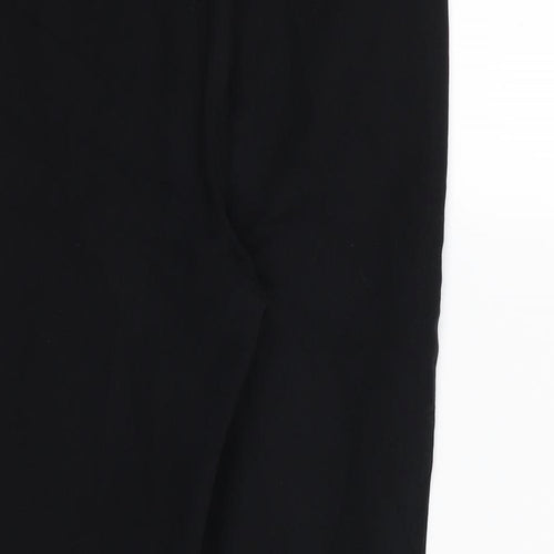 Per Una Womens Black   Cropped Trousers Size 8 L22 in