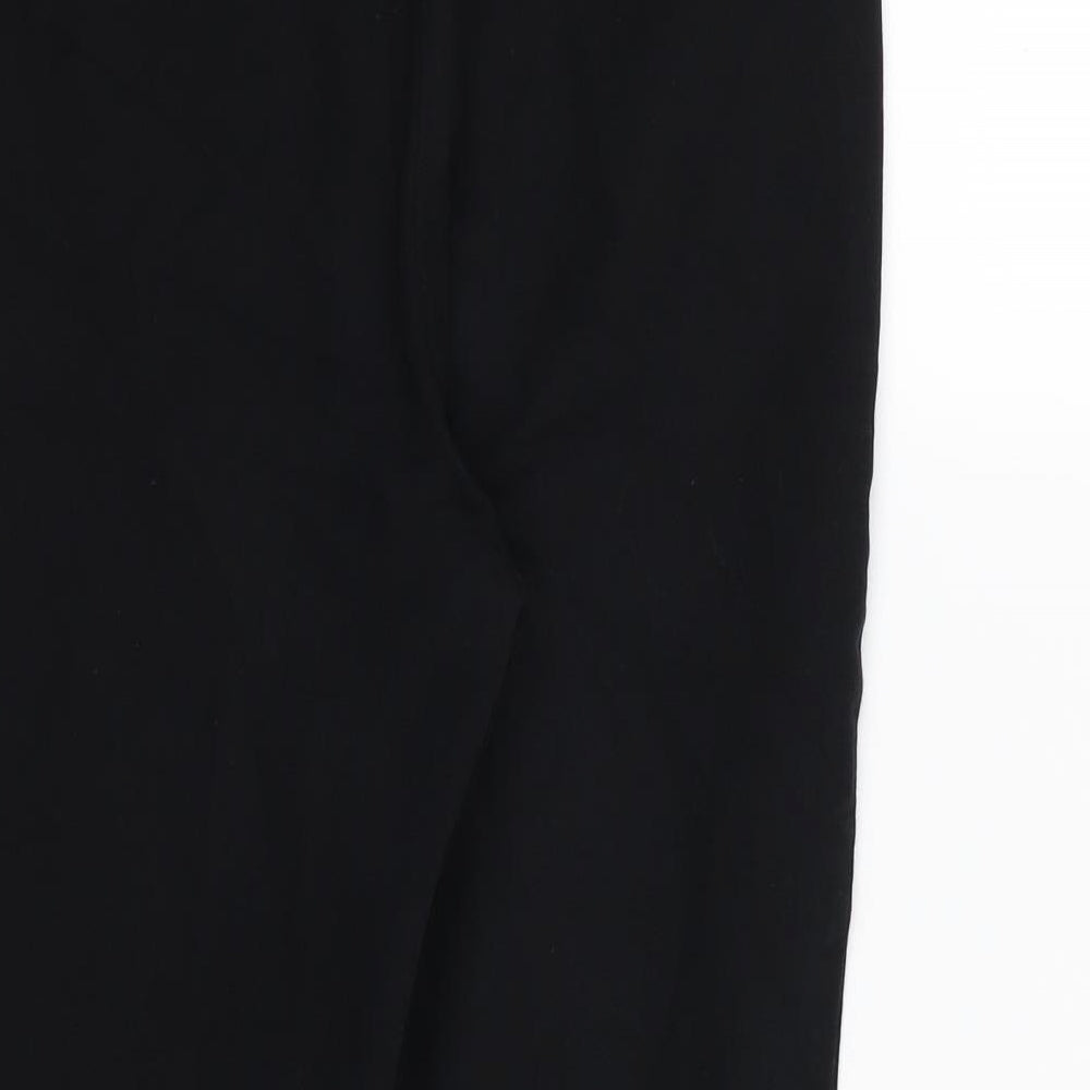 Per Una Womens Black   Cropped Trousers Size 8 L22 in