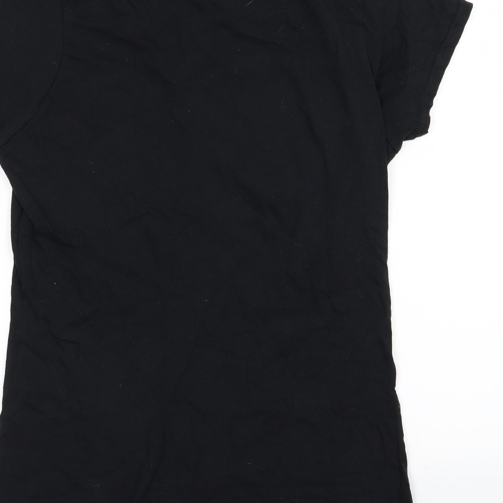 Preworn Womens Black  Jersey Basic T-Shirt Size M  - NASA