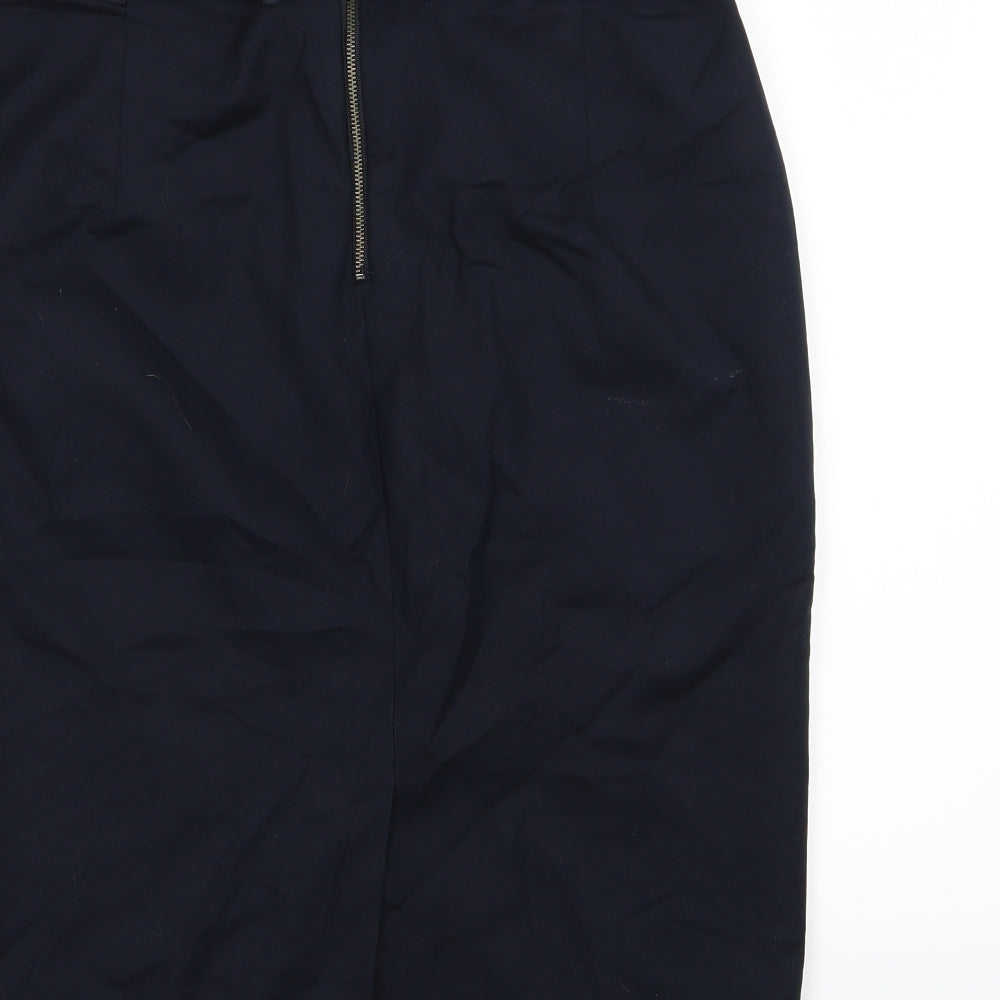 Marks and Spencer Womens Blue   Straight & Pencil Skirt Size 12