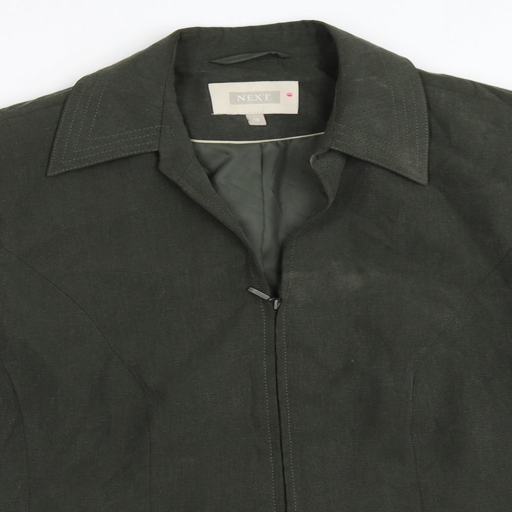 NEXT Womens Green   Jacket Blazer Size 18