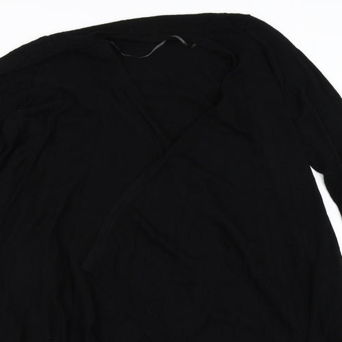 Preworn Womens Black   Cardigan Jumper Size M  - Waterfall Cardigan
