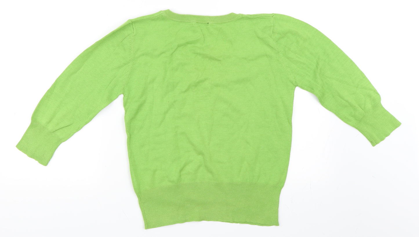 Atmosphere Womens Green   Pullover Jumper Size M