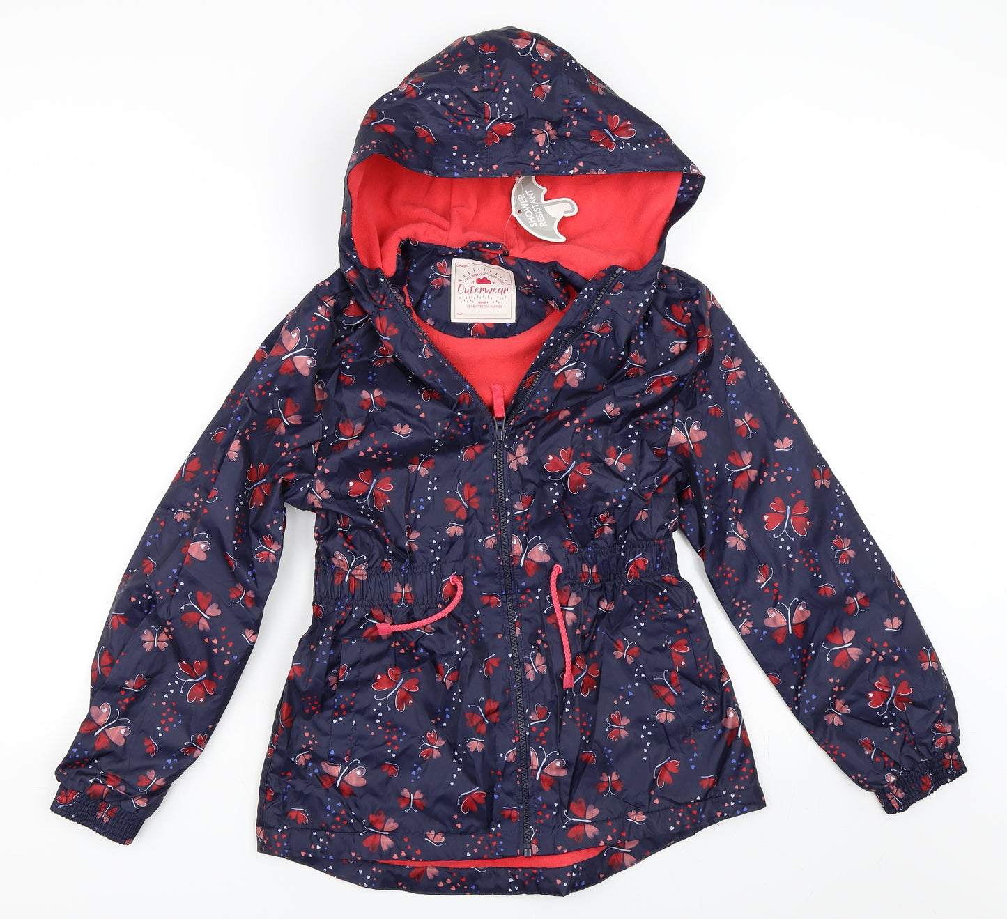 George Girls Blue   Rain Coat Coat Size 12-13 Years