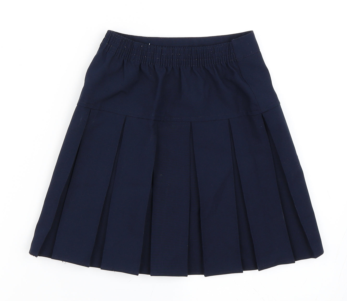 Preworn Girls Blue   Skater Skirt Size 4-5 Years - School Skirt