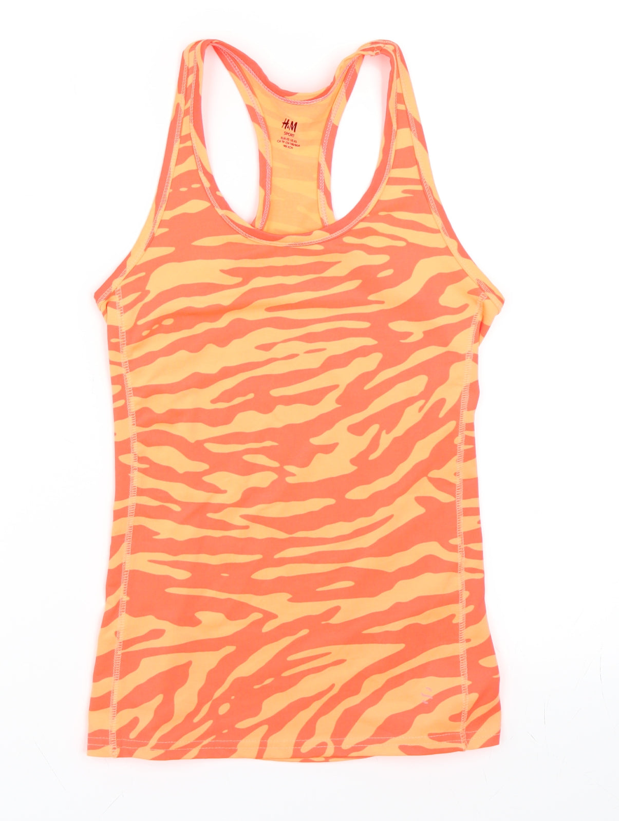 H&M Womens Orange Animal Print  Basic Tank Size XS