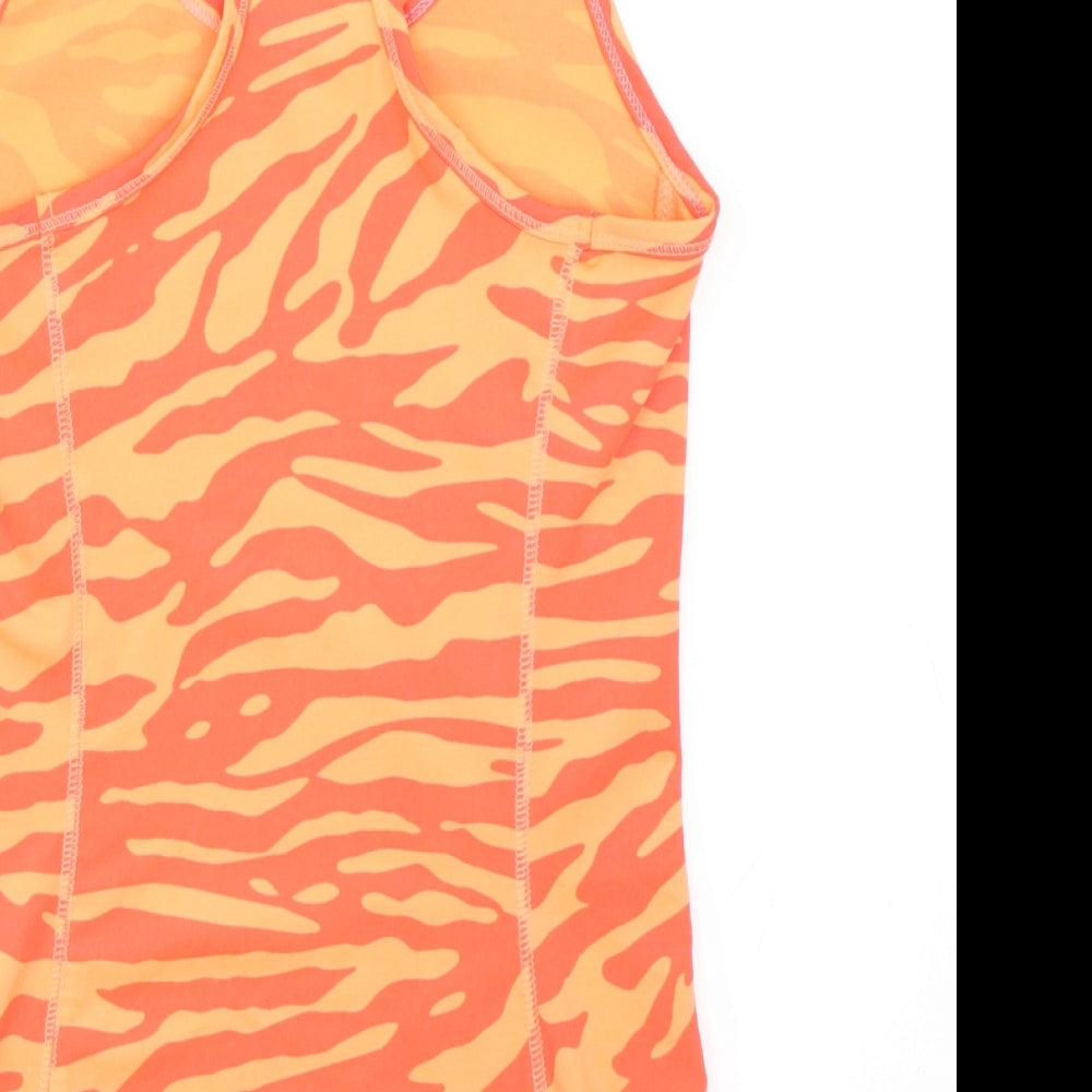 H&M Womens Orange Animal Print  Basic Tank Size XS