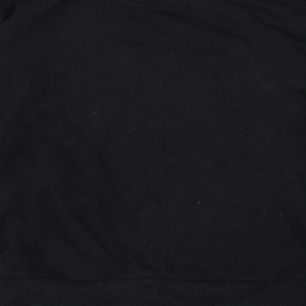 Criminal Damage Mens Black   Pullover Sweatshirt Size L
