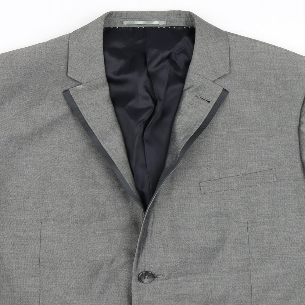 Topman Mens Grey   Jacket Blazer Size 42
