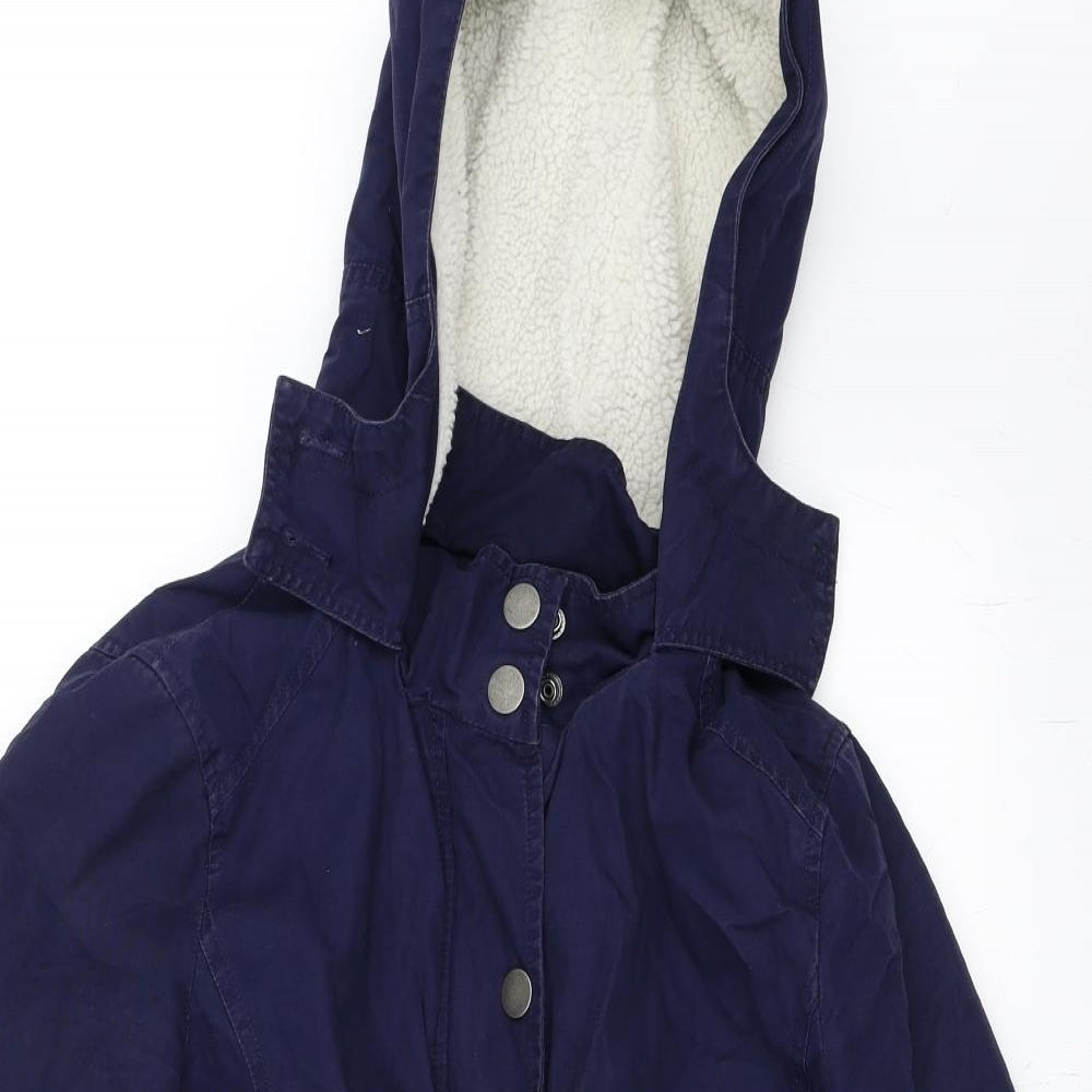 Gap Womens Blue   Parka Coat Size M