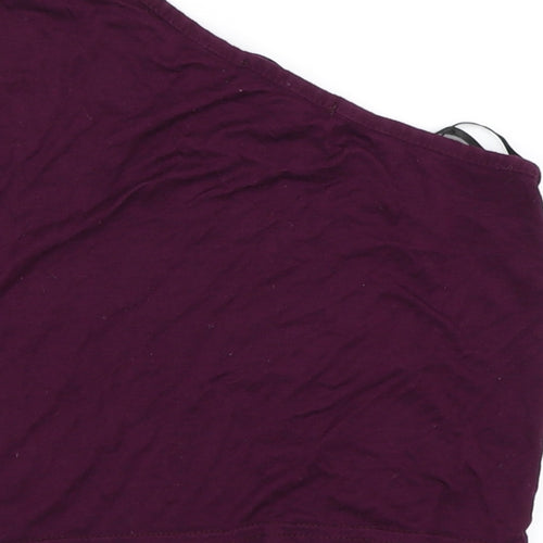 Missguided Womens Purple   Basic Tank Size 4
