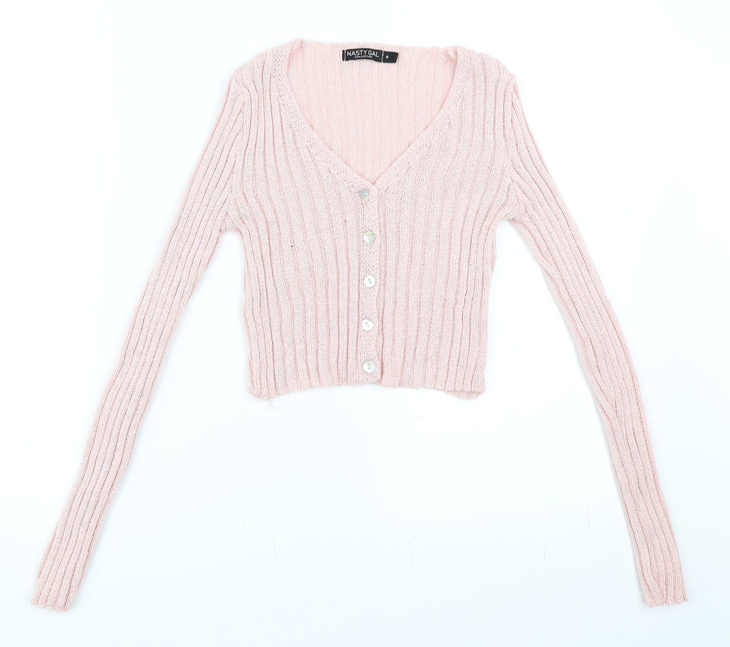 Nasty Gal Womens Pink   Cardigan Jumper Size S