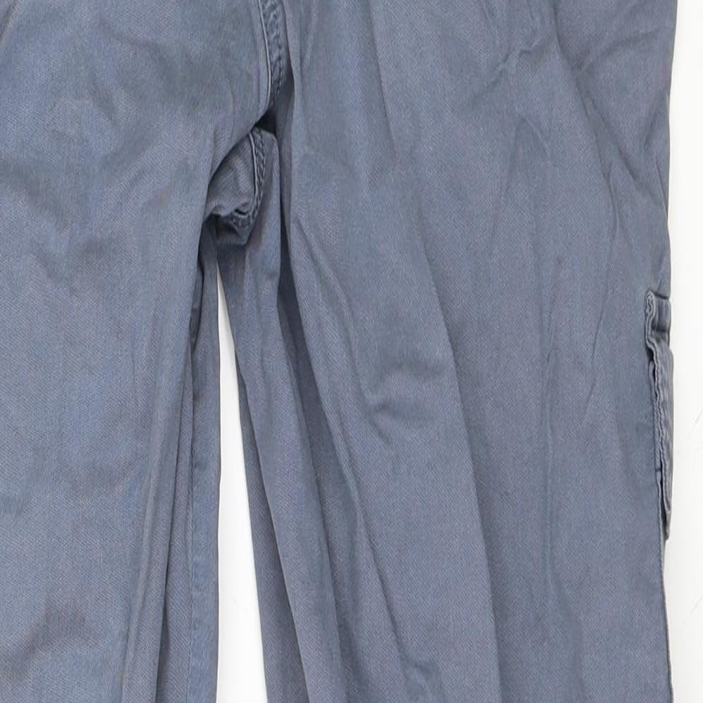 Marks and Spencer Womens Blue   Cargo Trousers Size 10 L23 in