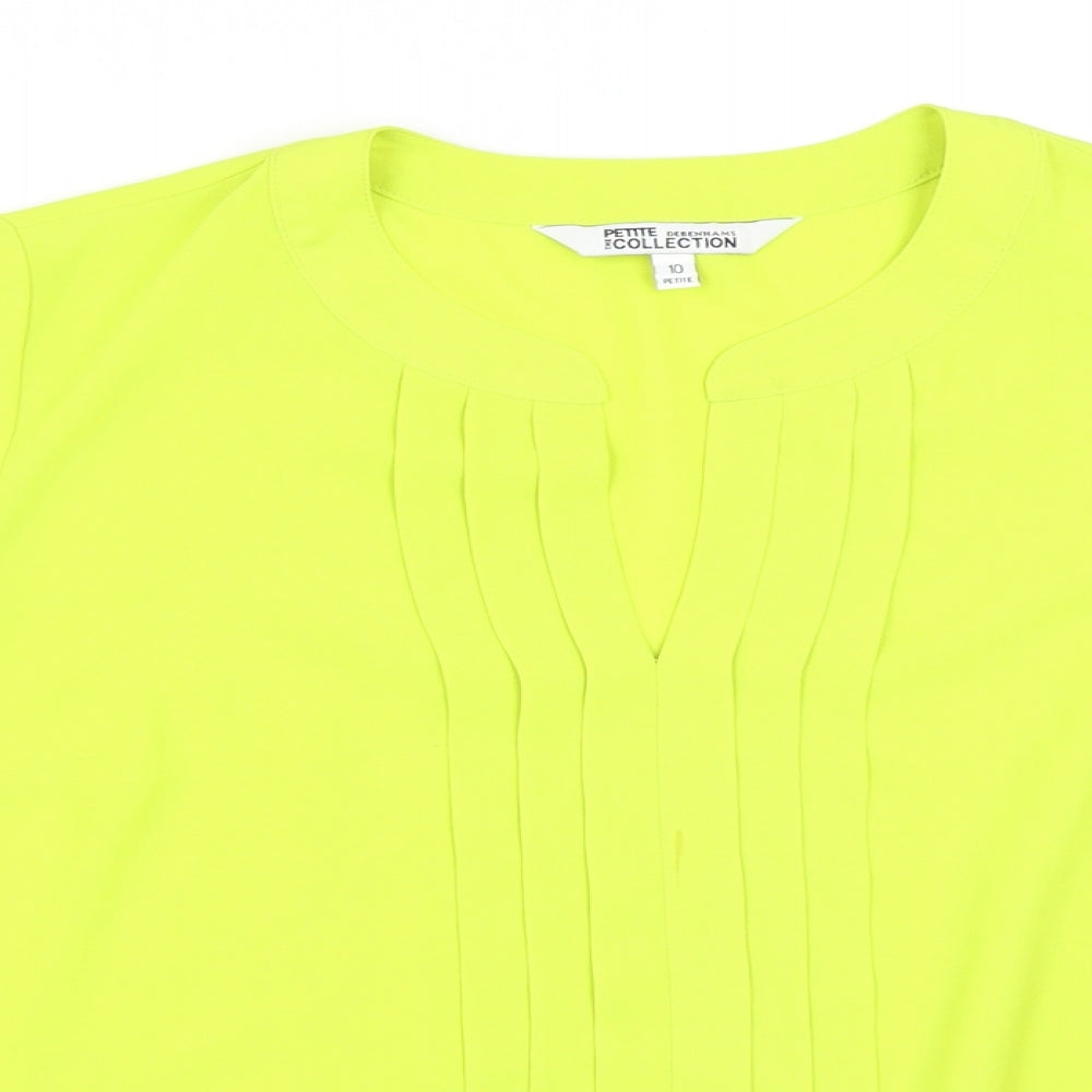 Debenhams Womens Green   Basic Blouse Size 10