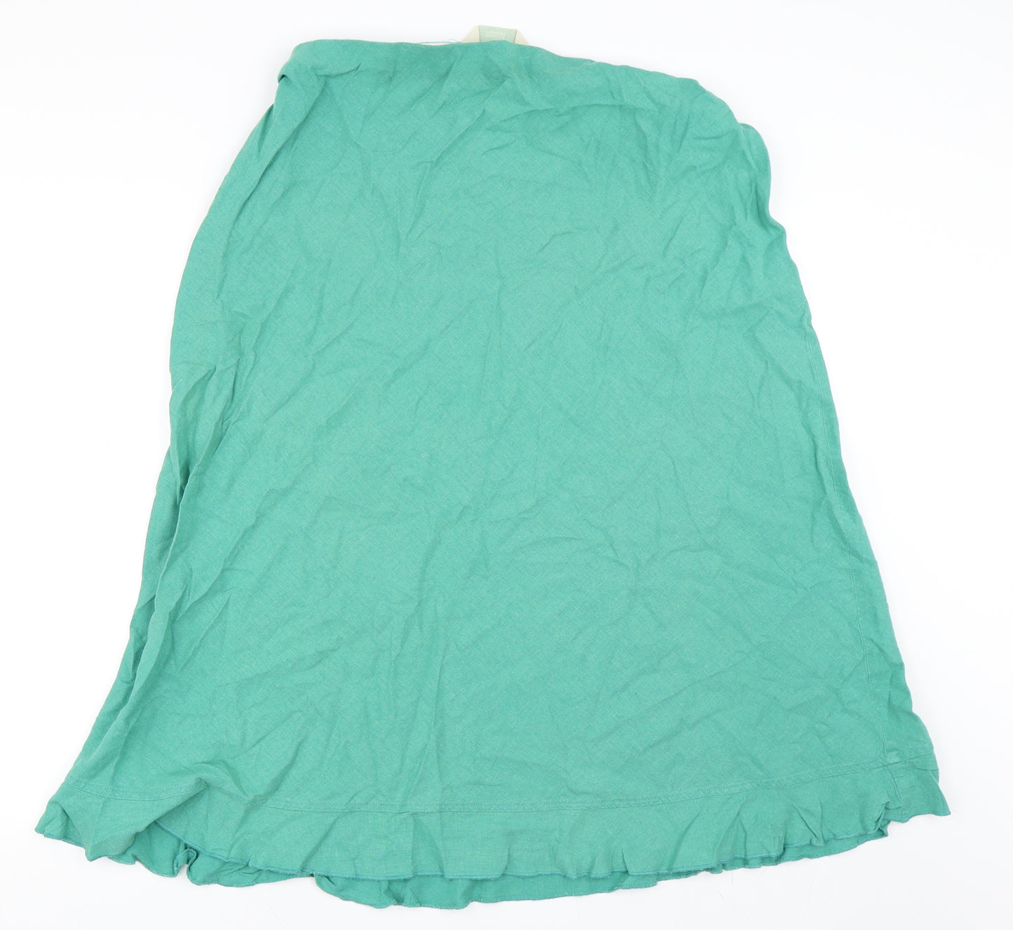 Marks and Spencer Womens Green   Flare Skirt Size 16