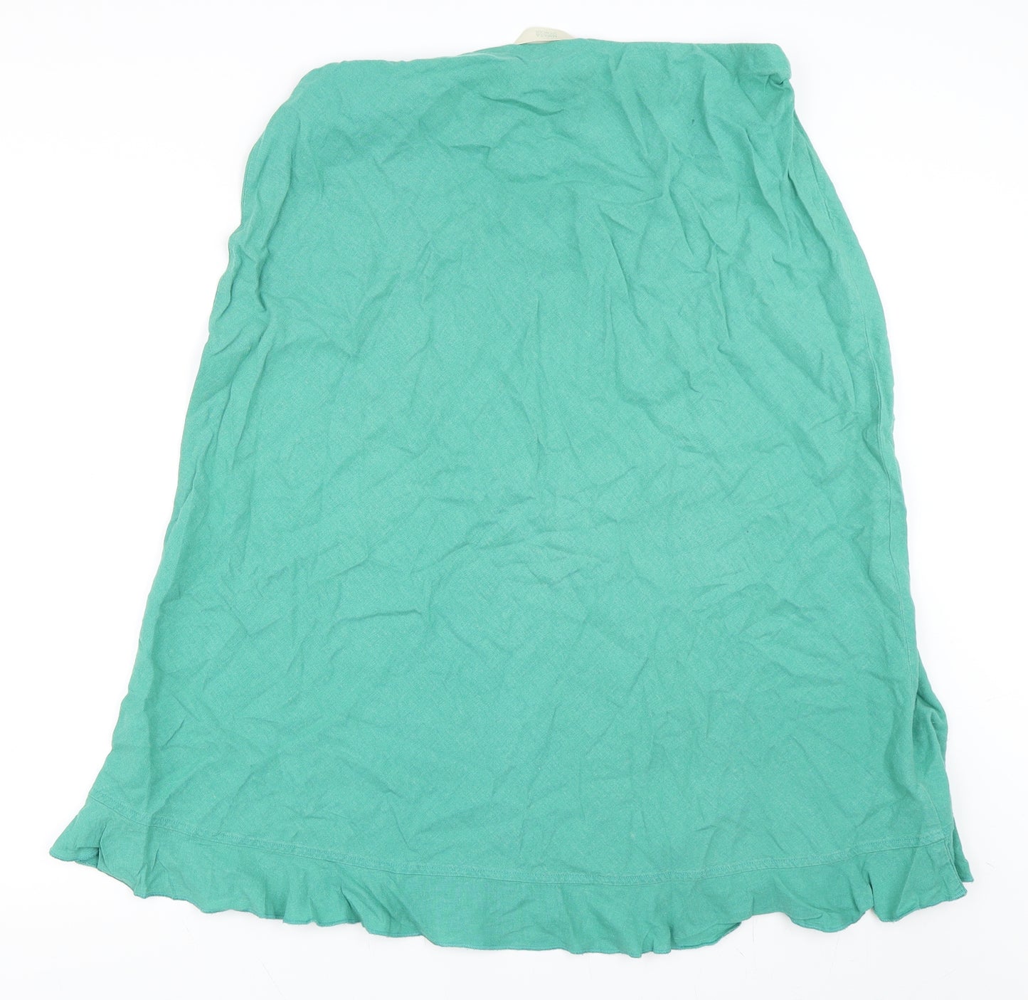Marks and Spencer Womens Green   Flare Skirt Size 16