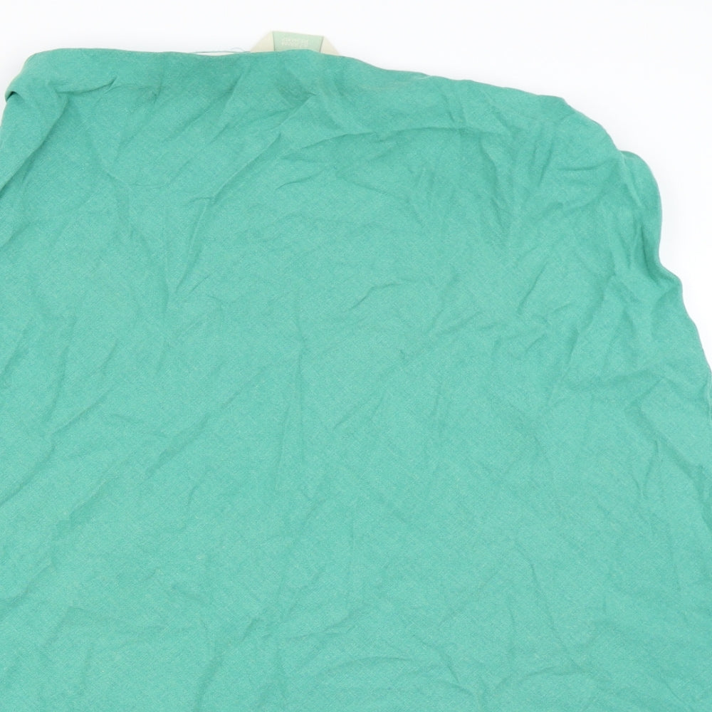 Marks and Spencer Womens Green   Flare Skirt Size 16