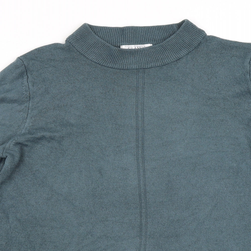 Marks and Spencer Womens Blue   Pullover Jumper Size 14