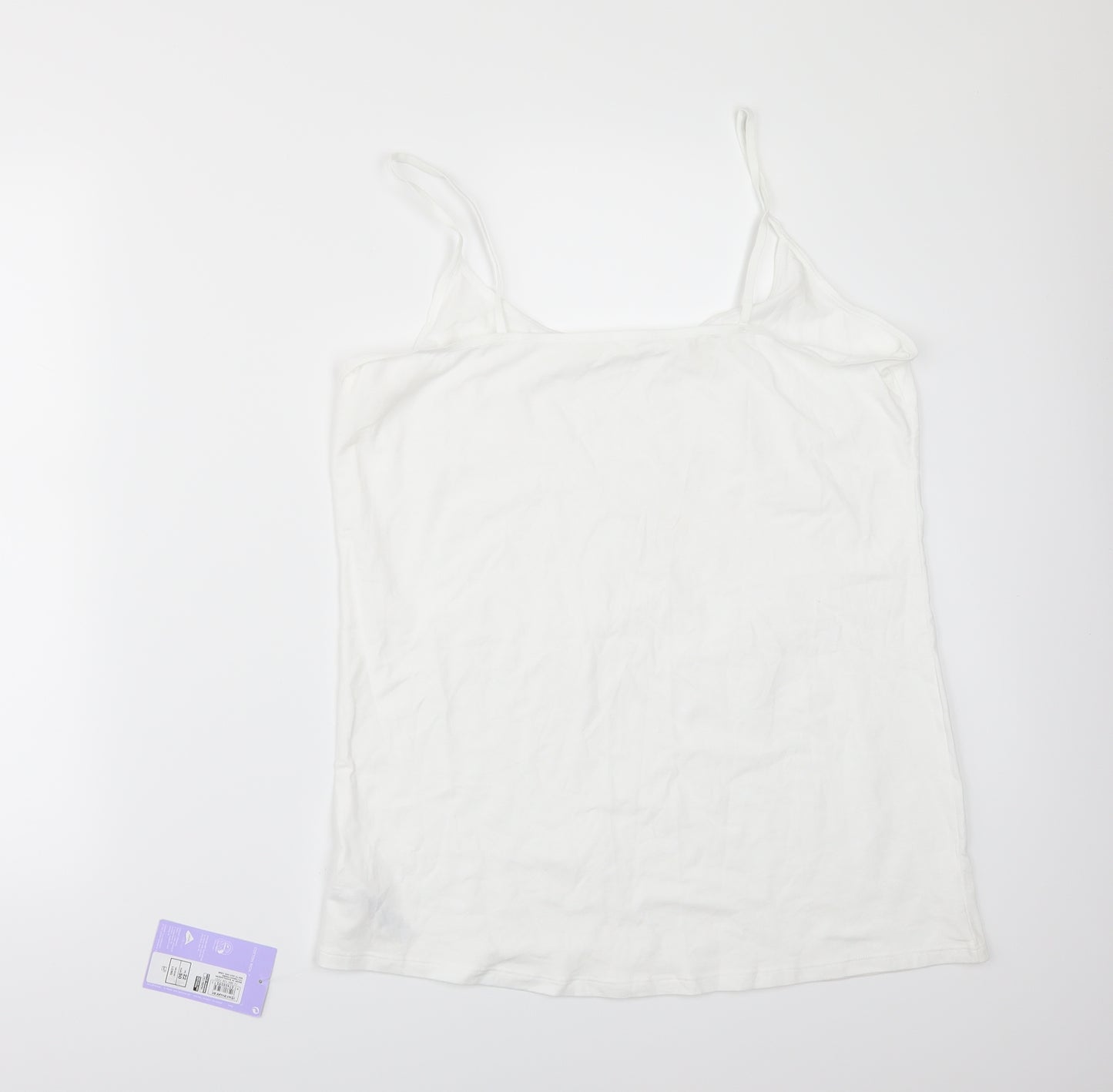 Marks and Spencer Womens White   Camisole T-Shirt Size 22