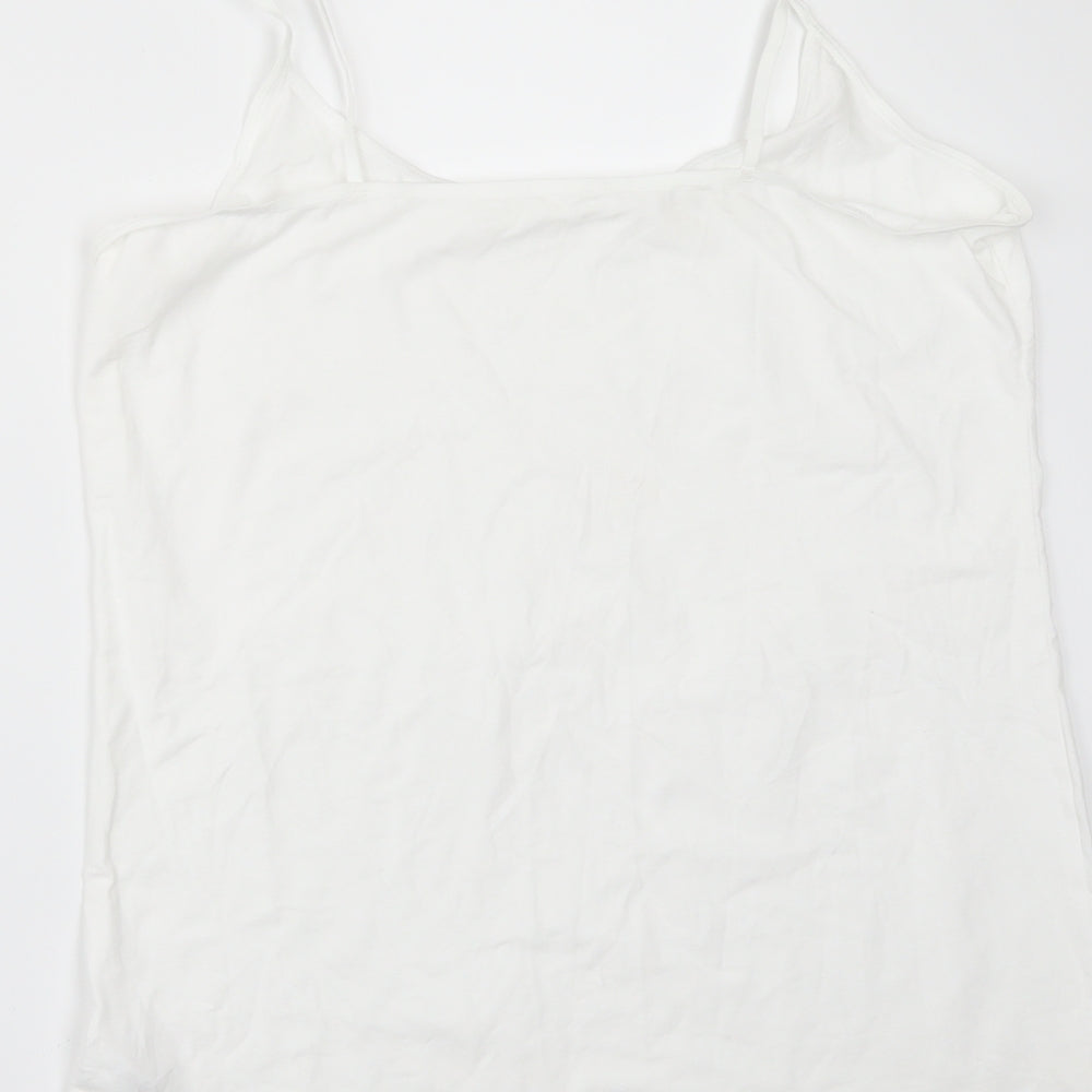 Marks and Spencer Womens White   Camisole T-Shirt Size 22
