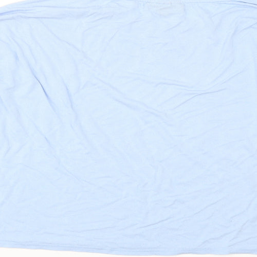Topshop Womens Blue   Basic T-Shirt Size 10