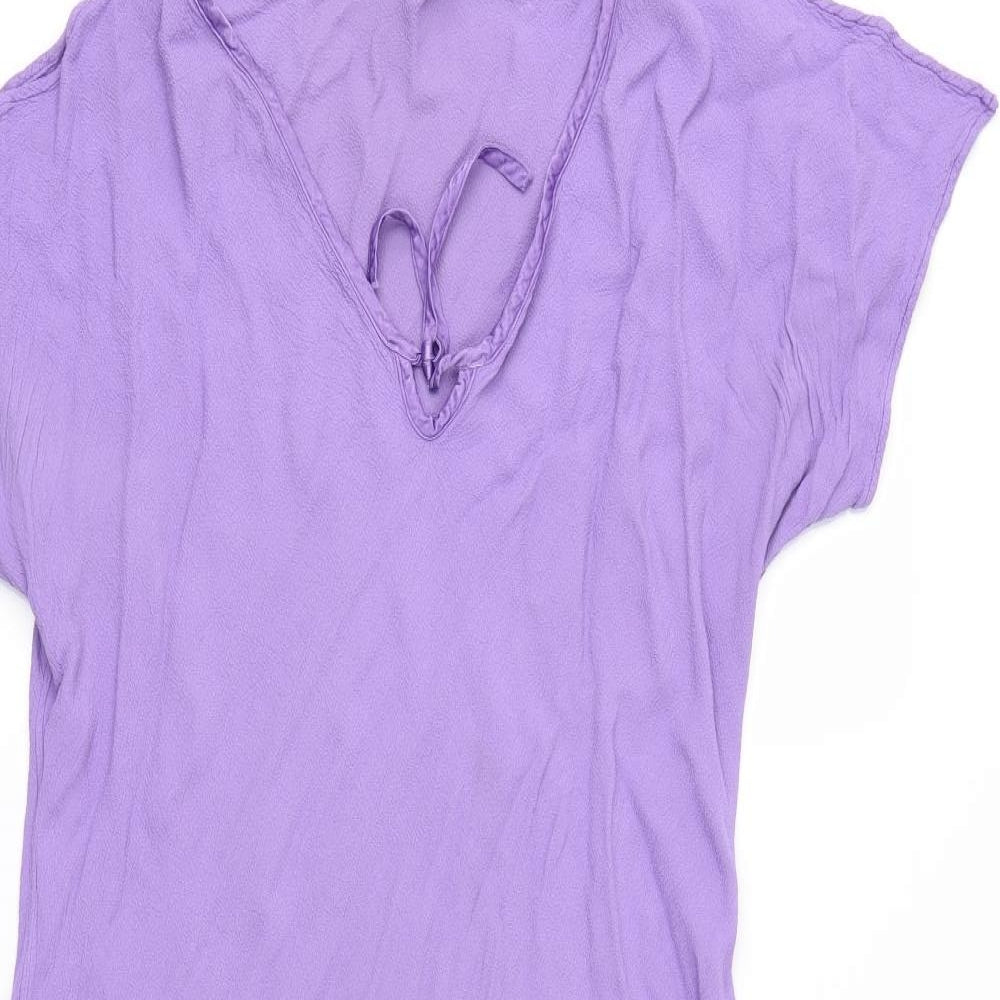 Marks and Spencer Womens Purple   A-Line  Size 20