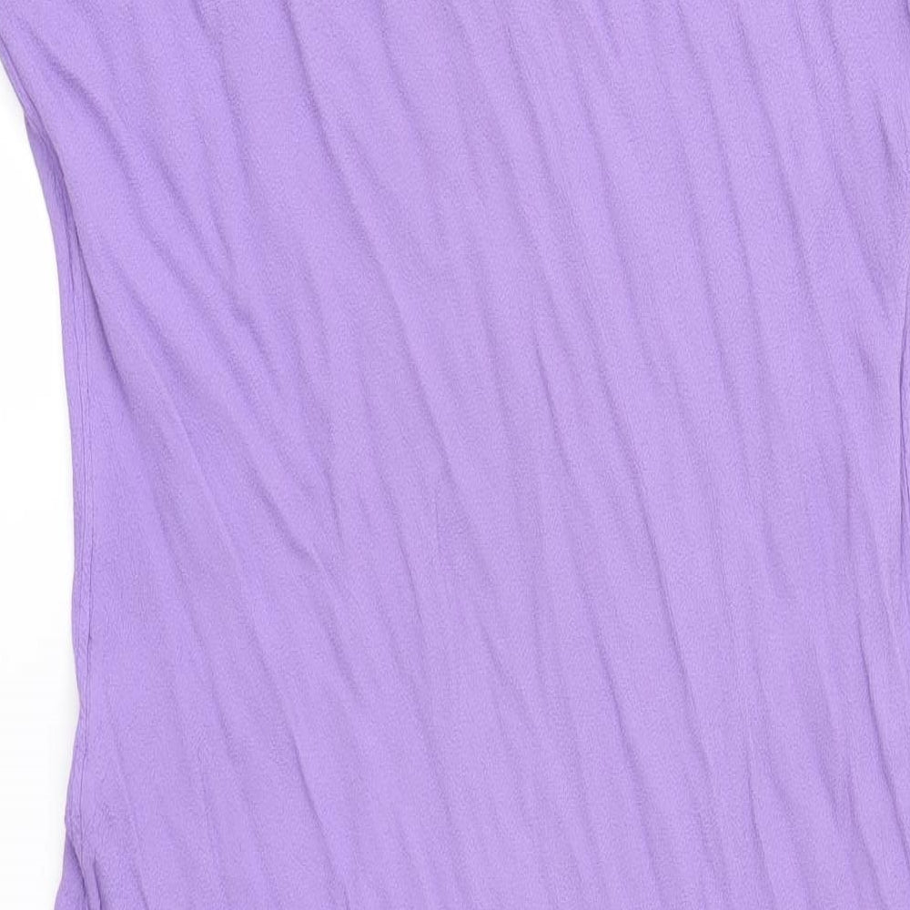 Marks and Spencer Womens Purple   A-Line  Size 20