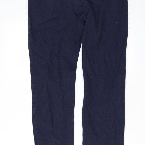 Marks and Spencer Mens Blue   Trousers  Size 32 L31 in