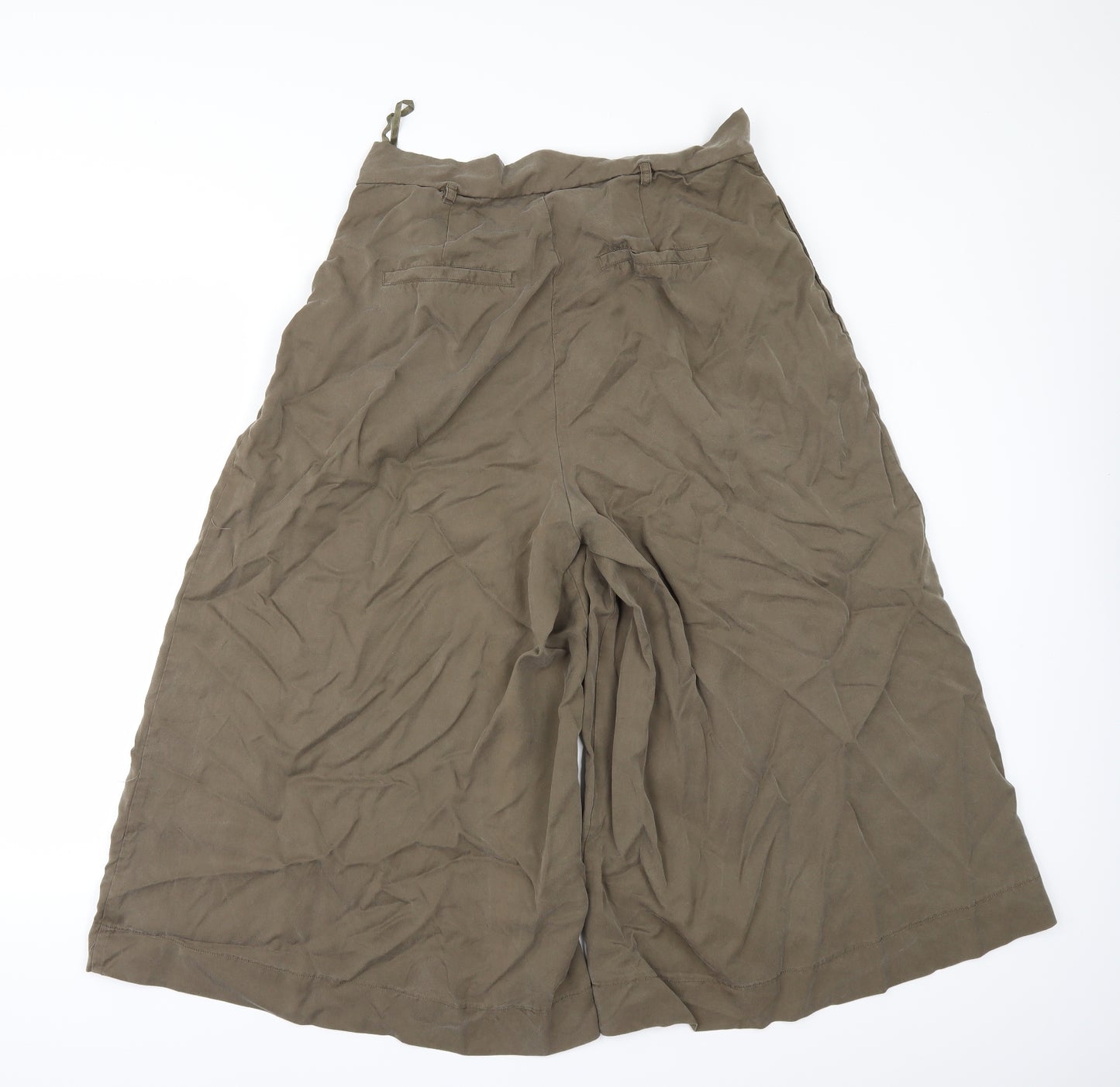 Oliver Bonas Womens Green   Cut-Off Shorts Size 14