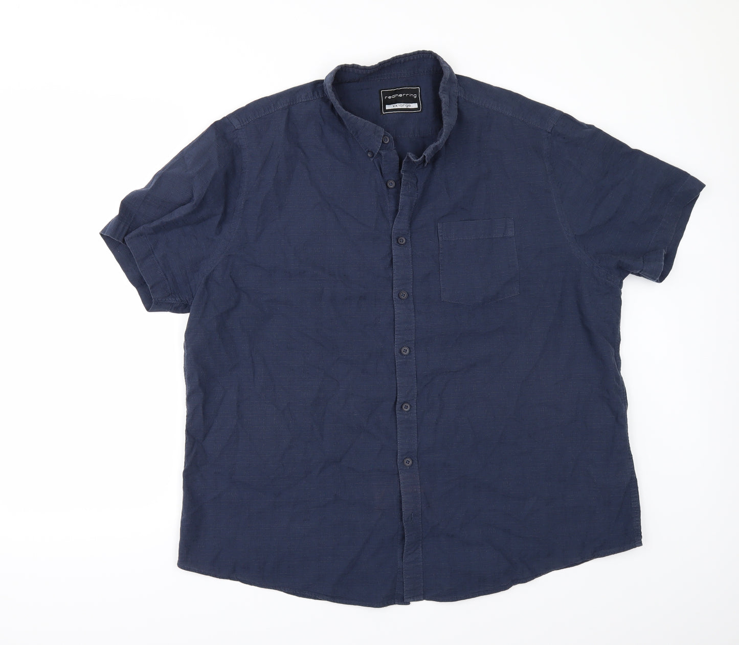Red Herring Mens Blue    Button-Up Size 2XL