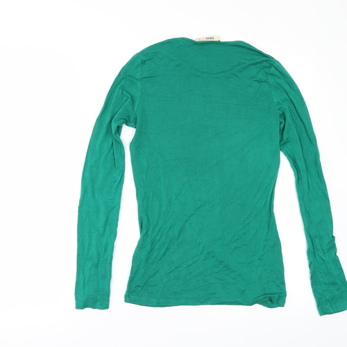 Oasis Womens Green   Basic T-Shirt Size XS