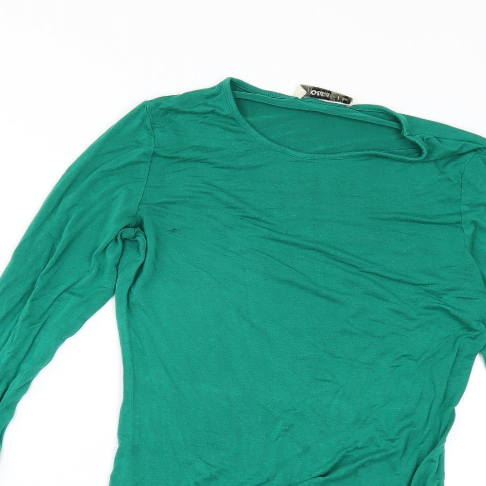Oasis Womens Green   Basic T-Shirt Size XS