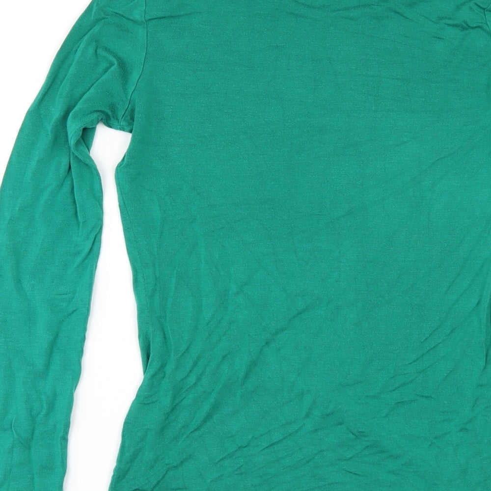 Oasis Womens Green   Basic T-Shirt Size XS