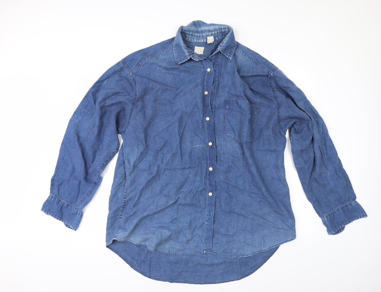 Gap Mens Blue    Button-Up Size L